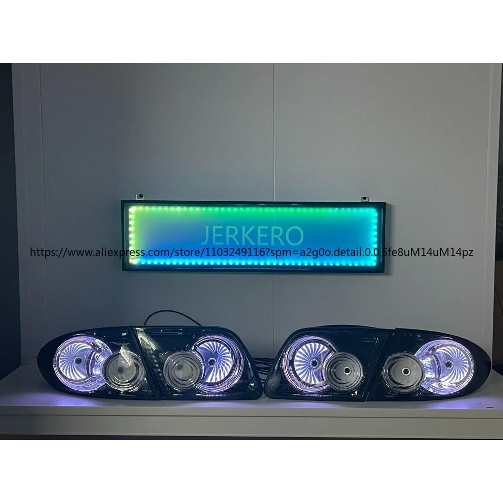 Custom colorful Taillight Assembly for Mazda 6 modified RGB style Dynamic Sequential Tail Light Brake Lamp with Turn Signal