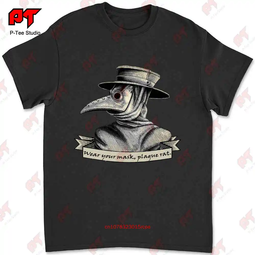 Plague Doctor Wear Your Mask Plague Rat T-shirt A3JK