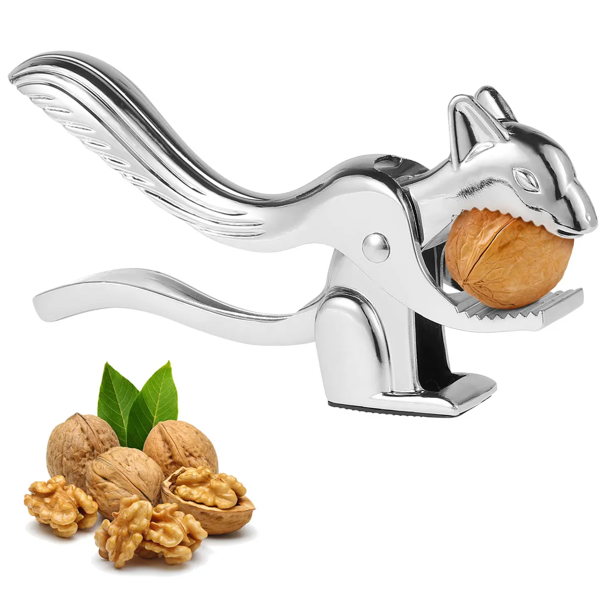 Multi Functional Walnut Clip Shelling Tool Household Zinc Alloy Nut Shelling Tools Suitable for Walnuts Chestnuts and Hazelnut