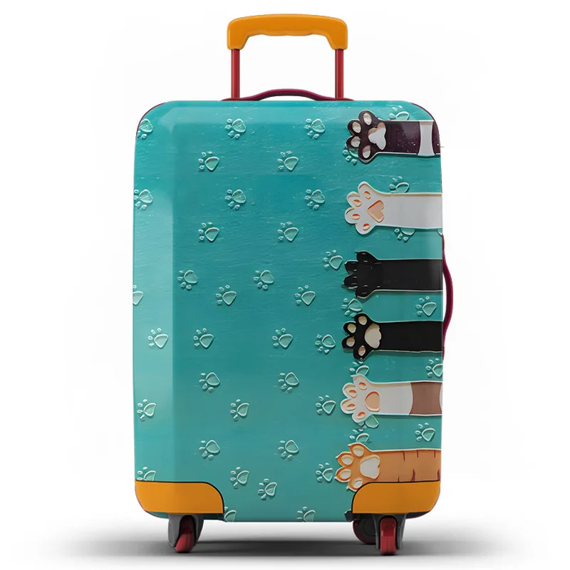 Luggage Cover Stretch Fabric Suitcase Protector Baggage Dust Case Cover Suitable for18-31 Inch Suitcase Case Travel Organizer