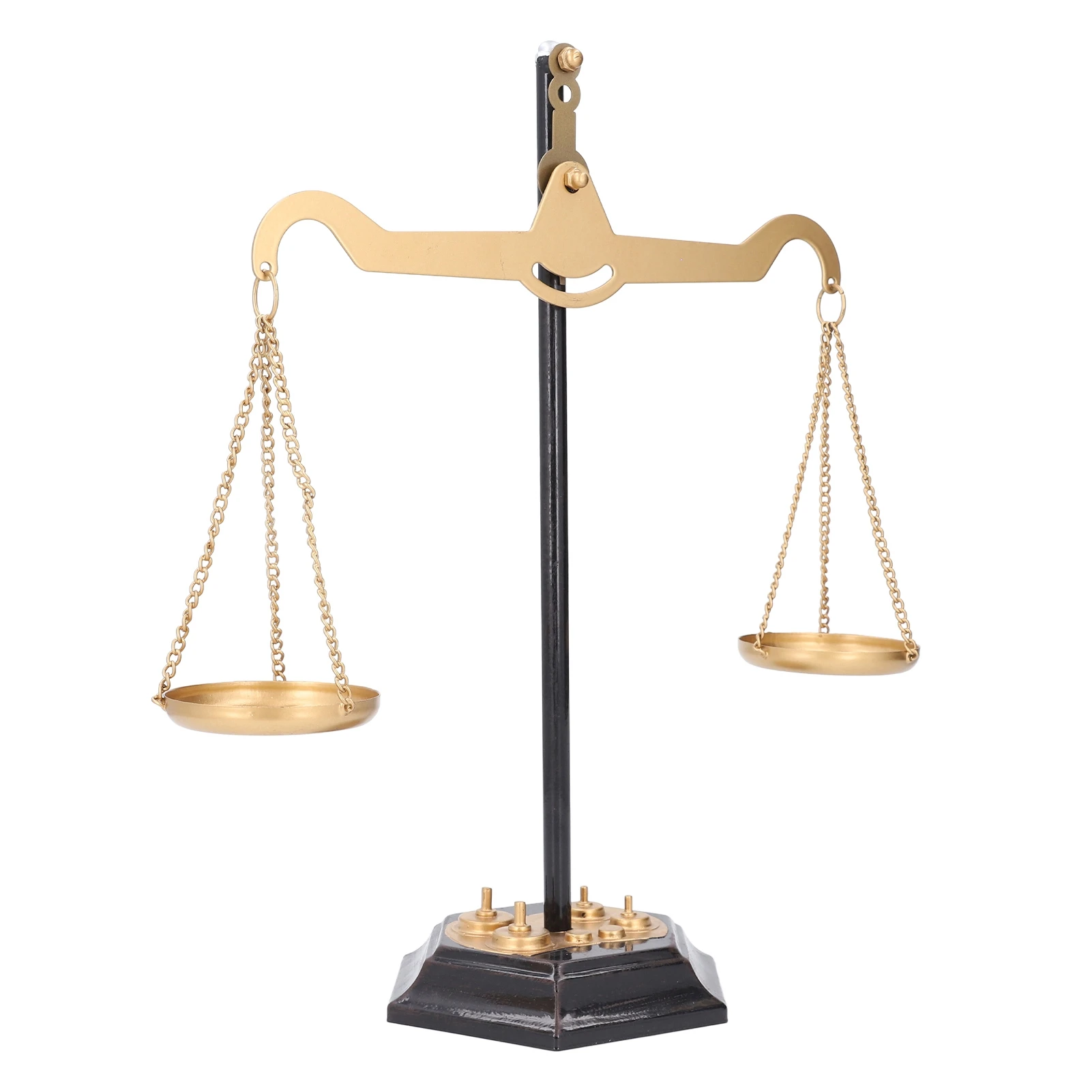 

Balance Scale Decor Stress Relief Retro Desktop Iron Scales of Justice Ornament for Home Decor Justice Balance Scale Ornament