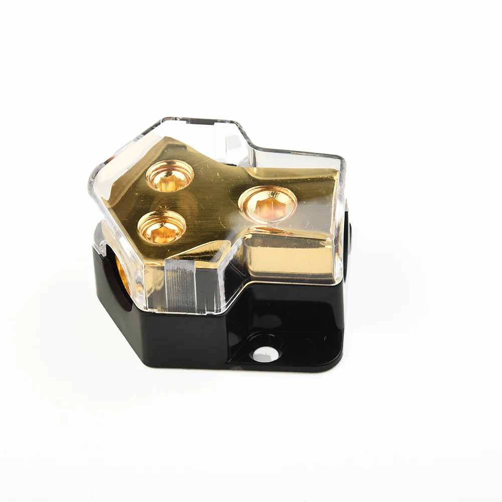 2 Way Power Distribution Block Power/Ground Splitter 0/4gauge For Car Aud WH Brand New And High Quality Car Audio Amplifiers