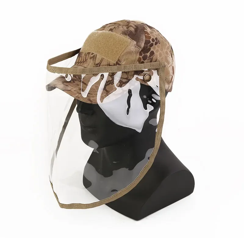 

Бейсбольная кепка Emersongear Assault, съемная маска, тактическая защита от солнца, уличная езда на велосипеде, рыбалка, пеший туризм, боевой кемпинг