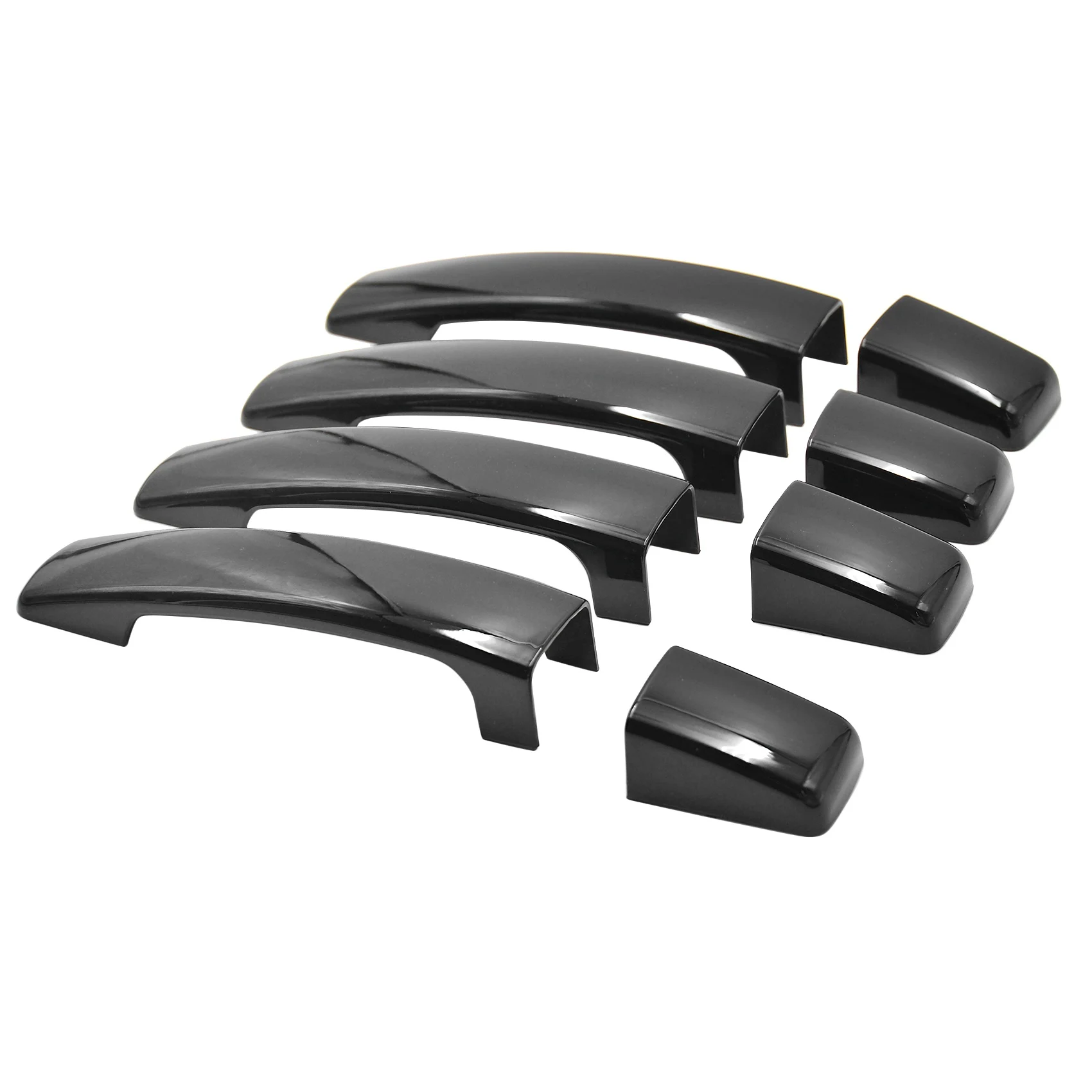 

1Set Gloss Black Door Handle Covers Trim for Land Rover Range Rover L322 2002-2012