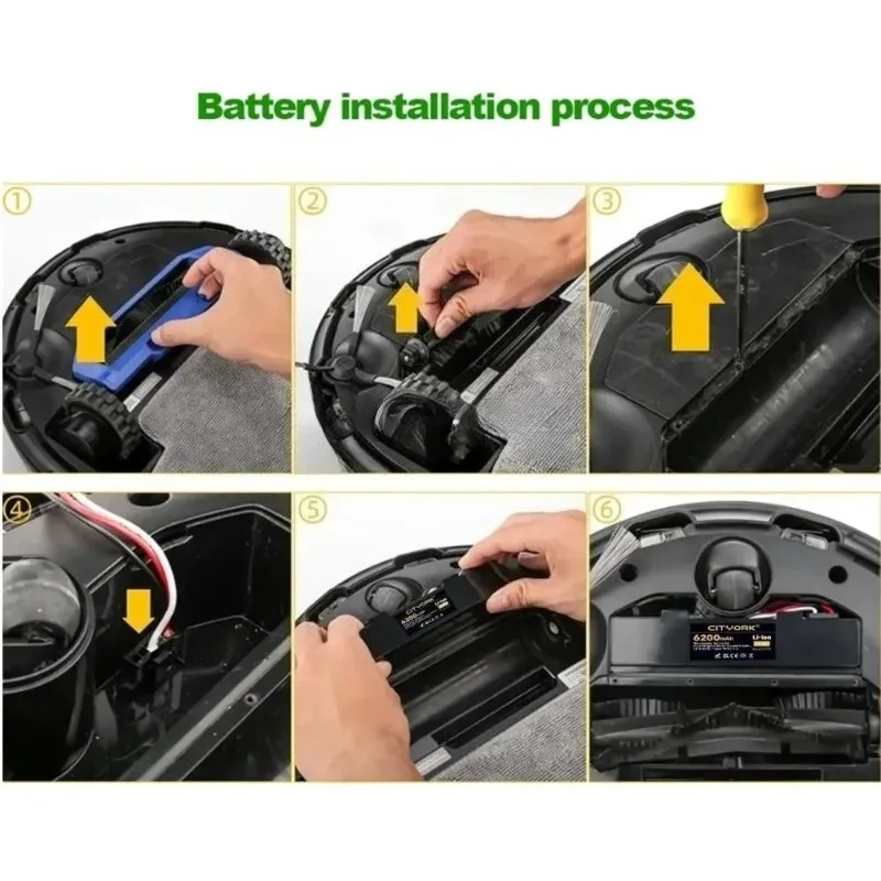 Verbesserter STYTJ02YM Akku für Xiaomi Mijia LDS Staubsauger für Mi Robot Vacuum-Mop P, für Mi Robot 2S/für Haier JX37