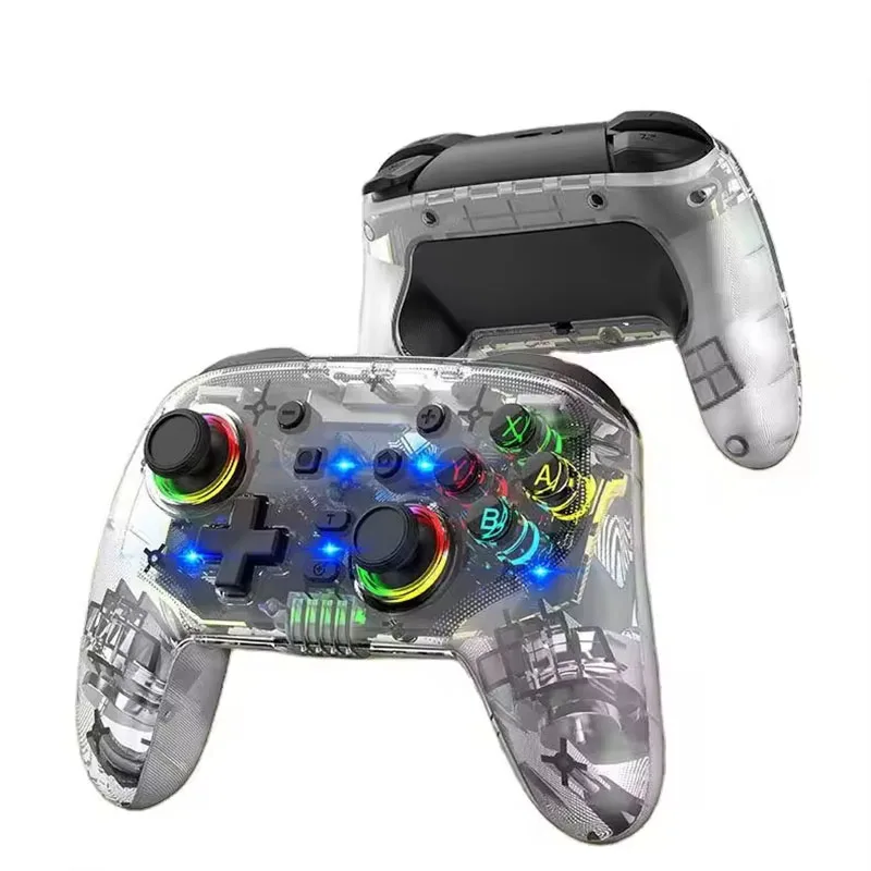 

New Multi-Platform Six-axis Joyestick BT Wireless Gamepad Game Controllers for Switch PC Android IOS Phone Console