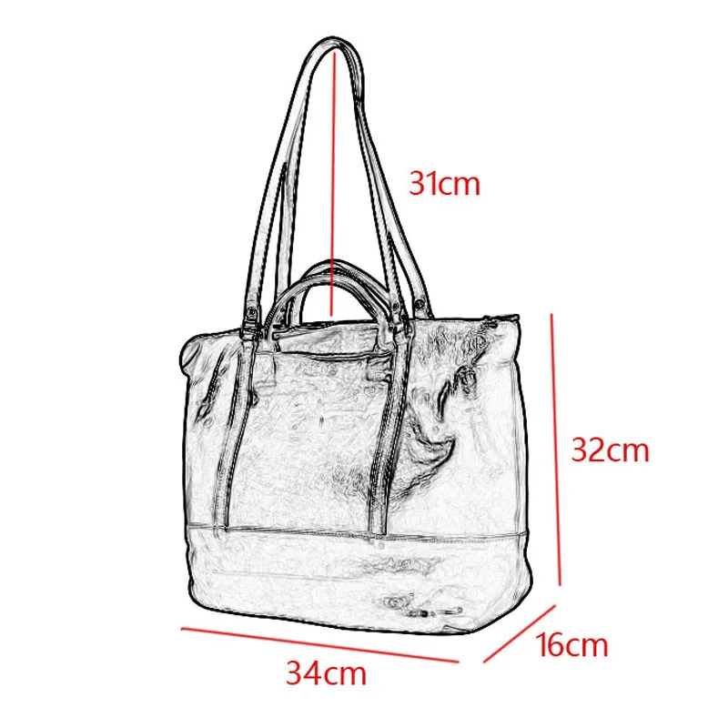 Casual vintage genuine leather large capacity women's shoulder bag fashion designer luxury natural real cowhide female handbag