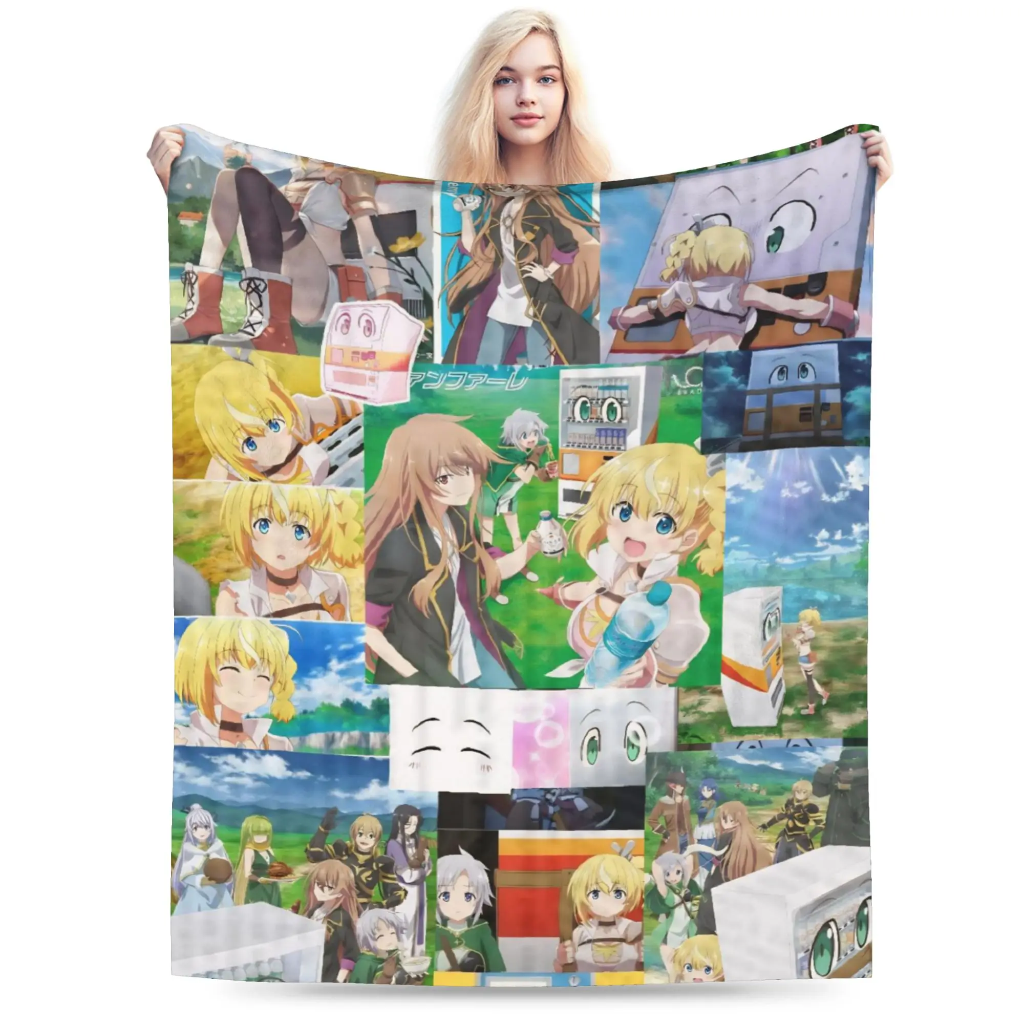 Super Soft Reborn As A Vending Machine Blanket Premium Flannel Fleece Lightweight Bed Blanket Cozy Plush Blankets All Season Use