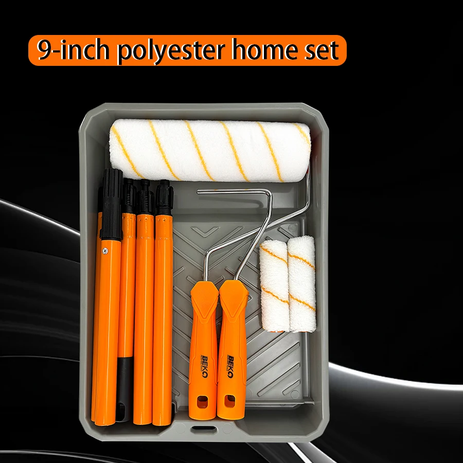 9in Paint Tray with Detachable Extension Pole Household Painting Kit - Essential Tool for Artists And Craftsmen