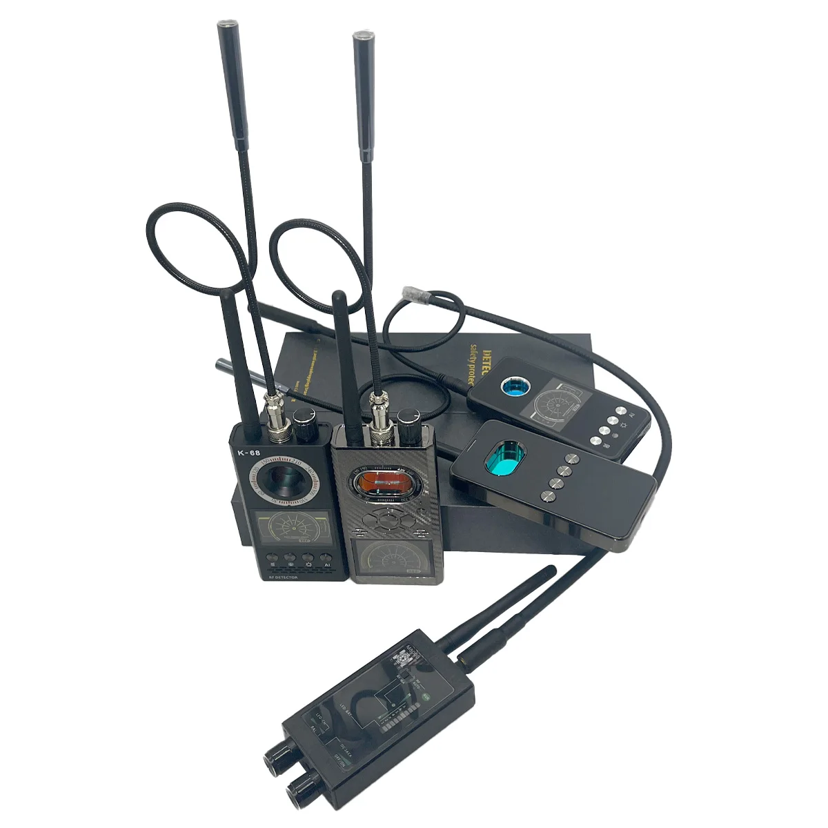 

M8000 Wireless Camera Detector GPS Tracker Locator with Sleep Mode Detection 10-Level LED Indicator for Home/Car/Office Security