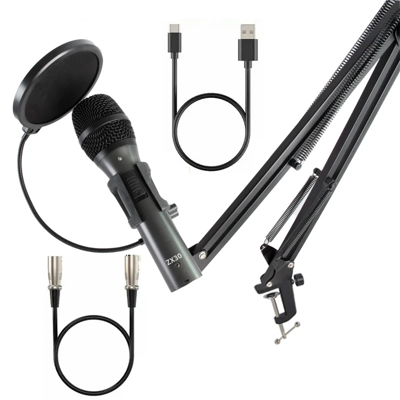zx30-live-streaming-podcast-studio-podcast-recording-equipment-professional-microfone-handheld-usb-and-xlr-dynamic-microphone