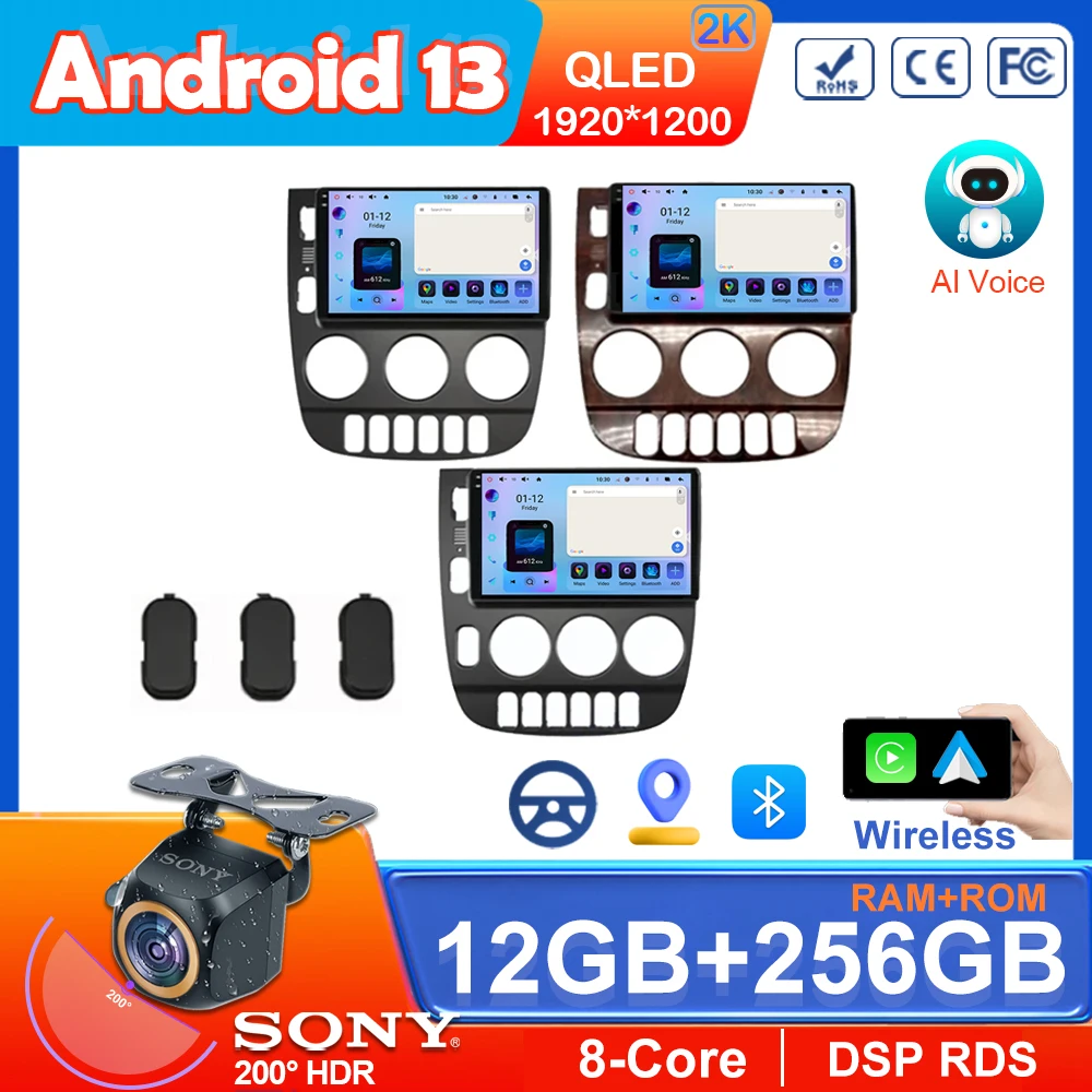 

Android 13 Multimedia For Mercedes Benz M-Class W163 ML 1998 - 2006 Auto Radio Multimedia Player Stereo Head Unit No 2din 5G