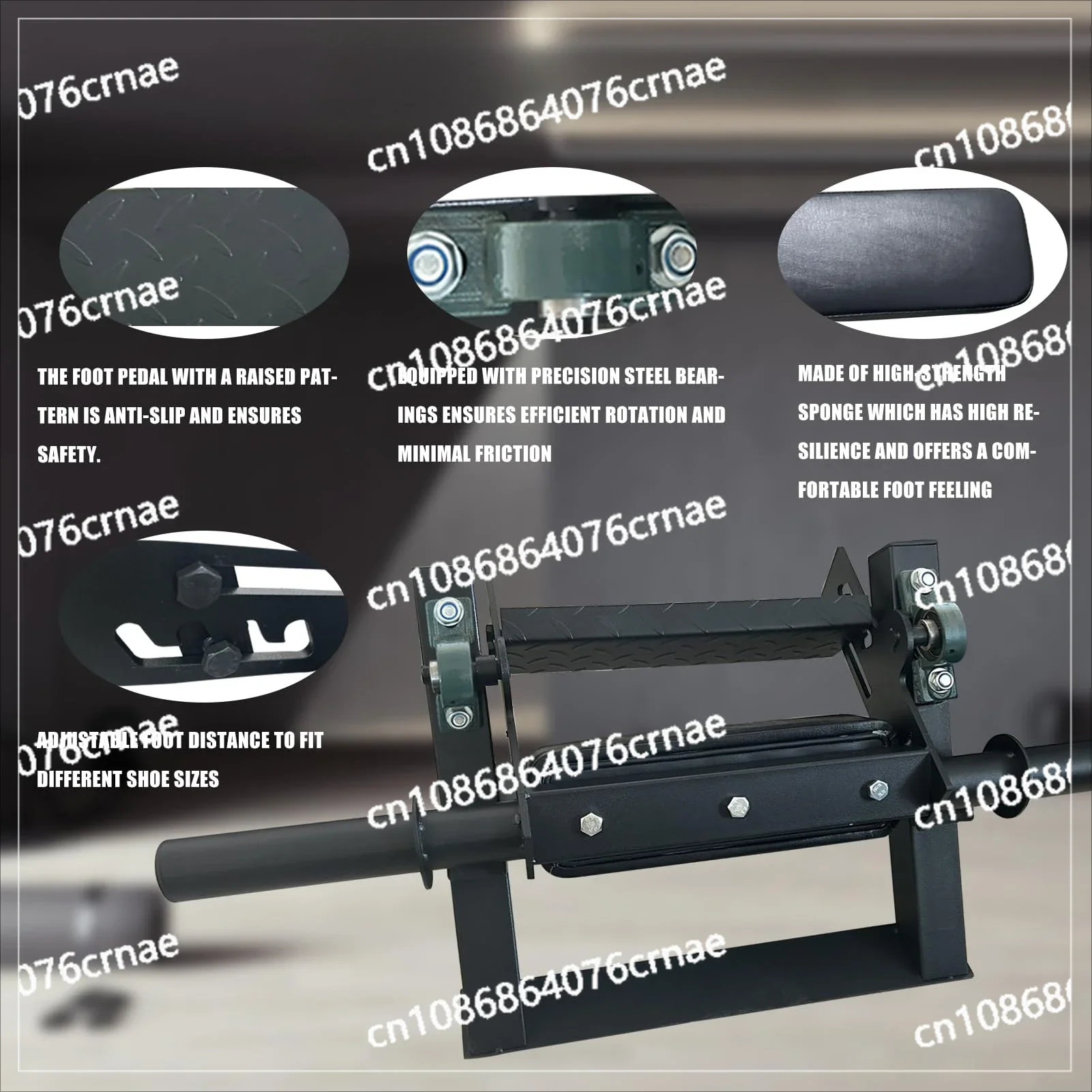 Adjustable Tibia Dorsi Calf Machine, Calf Raise Machine for Calf Stretching, Tibialis Trainer, Strength Training Leg Machines image 2