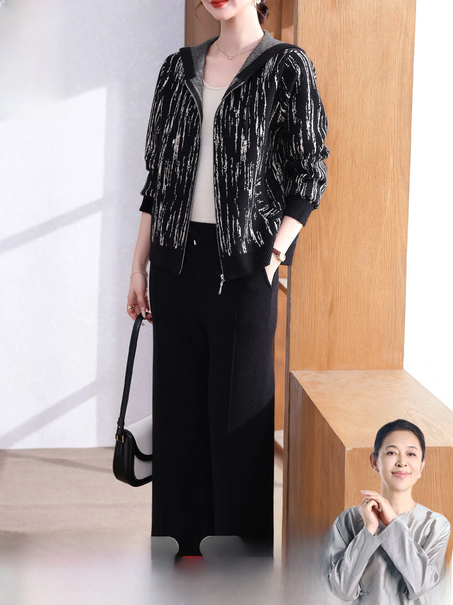 set-casual-con-cappuccio-e-cerniera-per-donne-di-mezza-eta-e-anziane-completo-primaverile-alla-moda-in-due-pezzi-resistente-all'usura