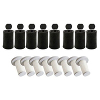 40Pcs Handheld Vacuum Cleaner Hepa Filter Sponge Filter Kit For Xiaomi Deerma DX700 DX700S Vacuum Spare Part Accessories