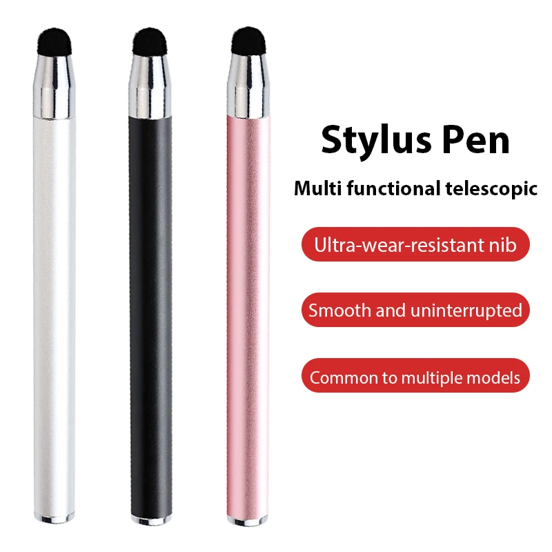 Touch Screen Stylus Pen Retractable Universal Pen For Phone Tablet Finger Reading Sticks Telescopic Rod Teaching meeting Tool