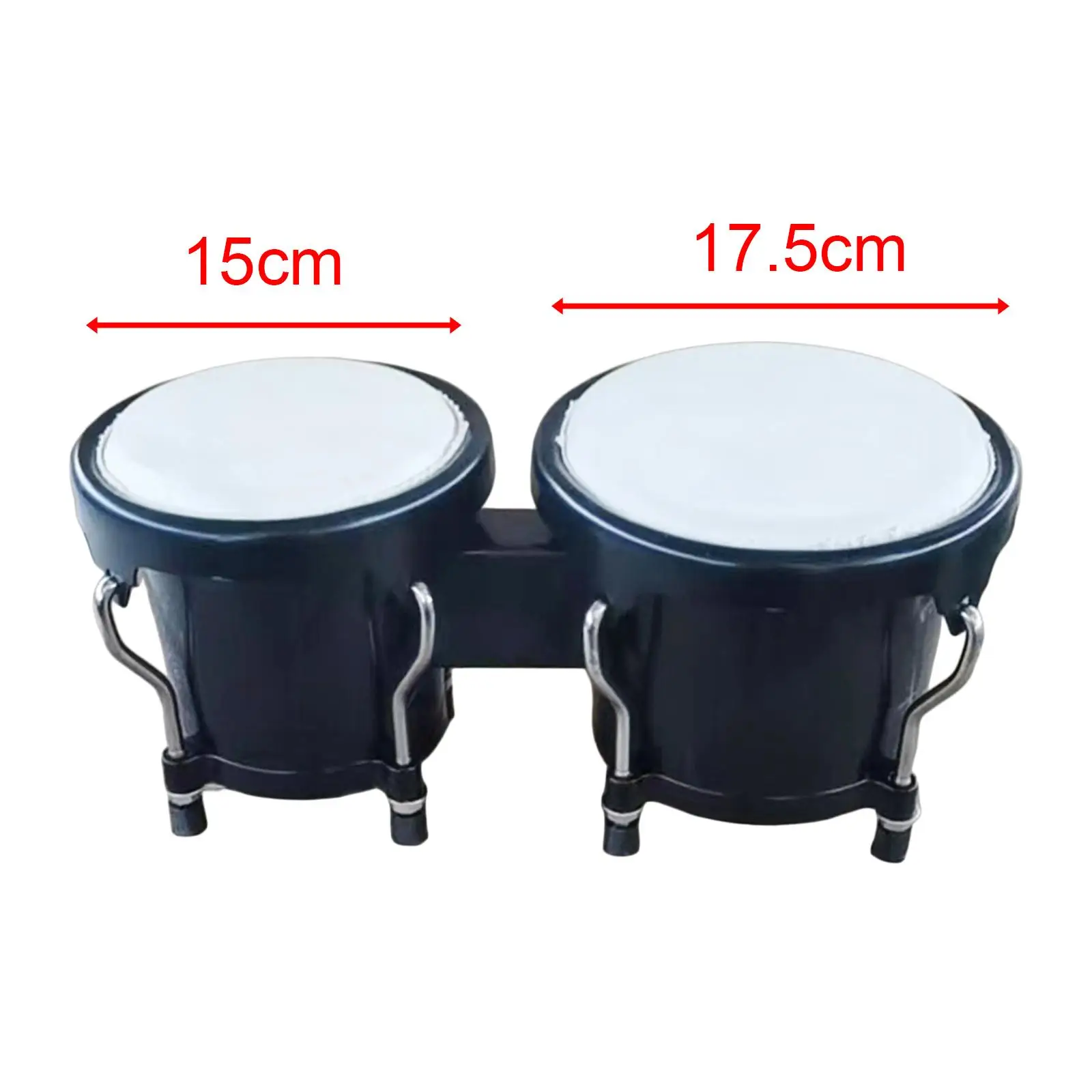 Bongo Drum Set, 6 inch 7 inch Educational Percussion Instruments, African Hand