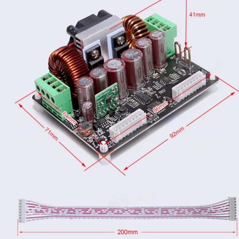 

CNC Step-down DC Adjustable Regulated Power Supply Step-down Module Integrated Voltage AmmeterDPH5005