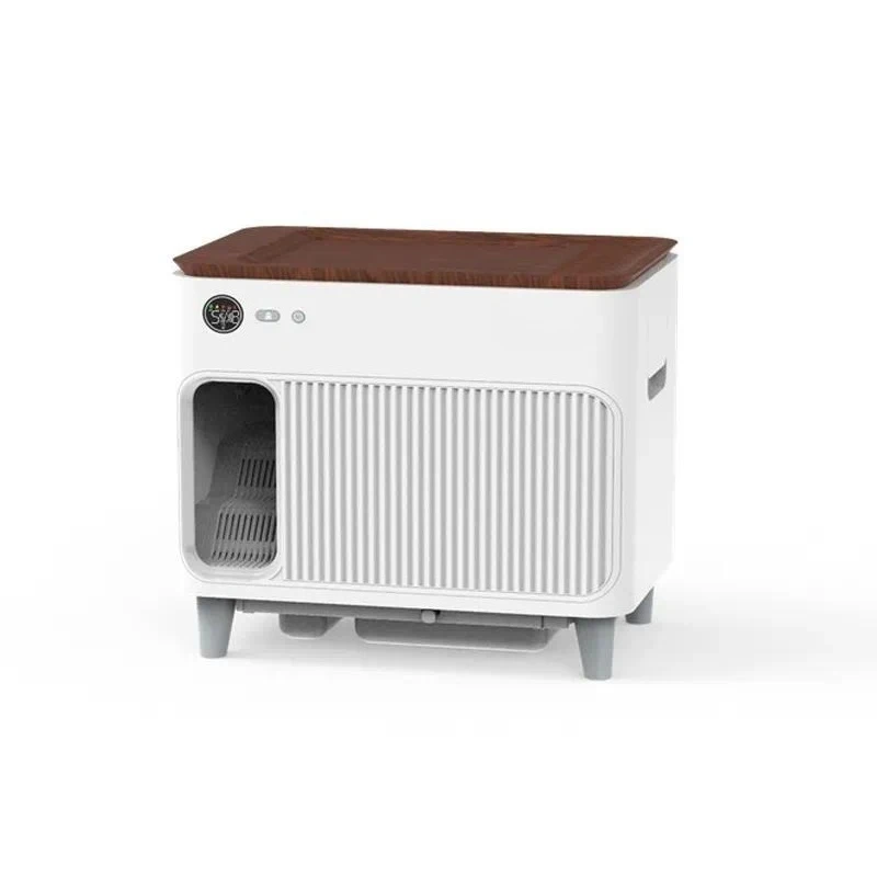 Smart Cat Litter Box Material Automatic Self Cleaning Fully Enclosed Design Deodorizing Function