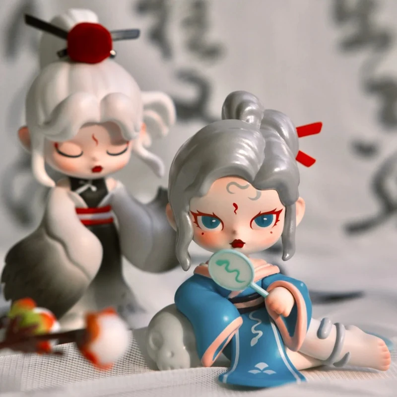 أنيتا خمسة أجيال الجبل والبحر سلسلة صندوق أعمى Chinoiserie تحصيل عمل الشكل لعبة مكتب ديكور الفتيات هدية عيد ميلاد #3