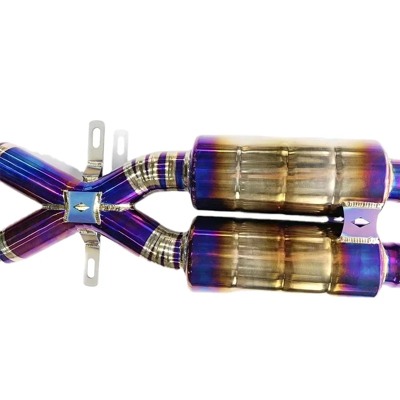 JYD For M3 E90/E92/E93 4.0L 2007-2013 Titanium Exhaust System Catback Exhaust with Pneumatic Cutout Valve