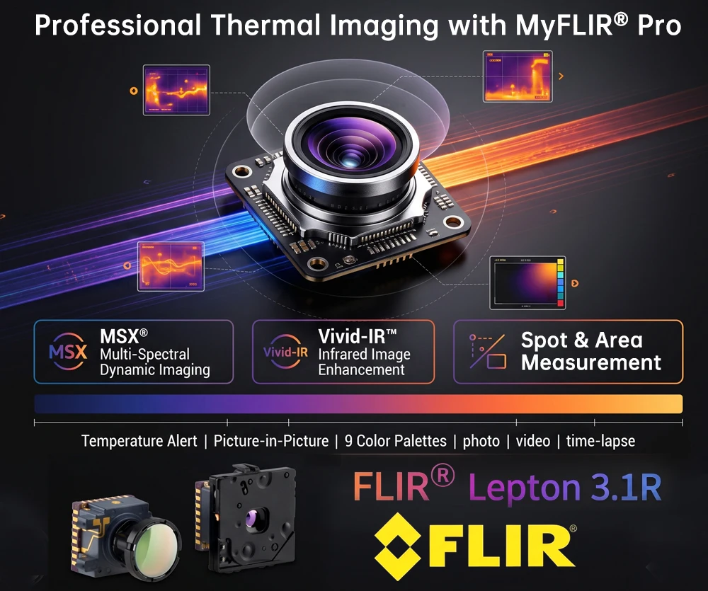 8849 TANK 5 Pro FLIR Thermal Imaging 2K Projector Rugged Smartphone eSIM Dimensity 9400e 3K AMOLED 17600mAh 220Lumen 18GB+512GB