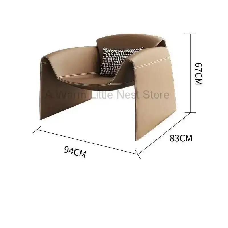 Sillón de Salón, Mueble de Belleza para el Hogar, Relajante, Estilo Nórdico Moderno, Silla Individual para Sala de Estar, Hotel, Gamer, Sillón de Piso Móvil