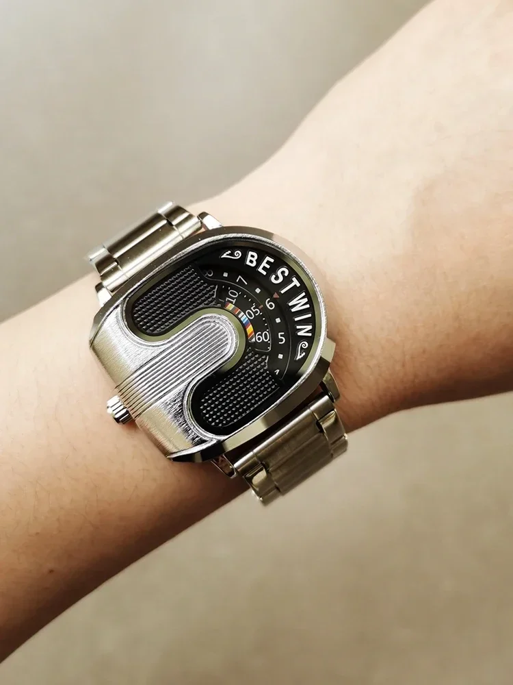 Male quartz trendy cool personality niche high-end cartoonist watch