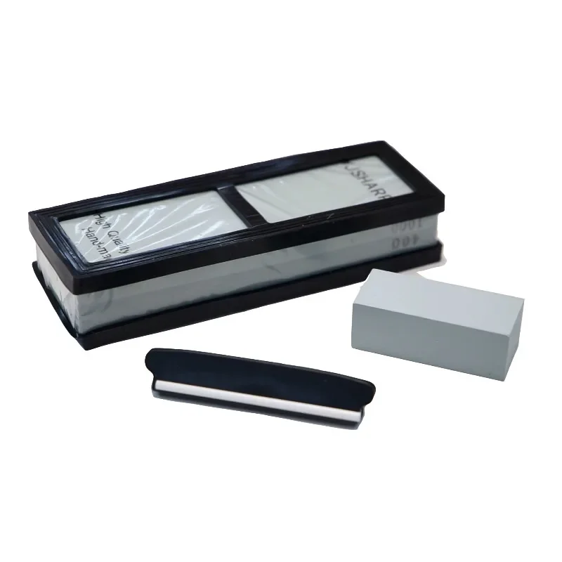 400 1000 Set Corundum Sharpening Stone Whetstone Kitchen Knife Sharpener Household Tool