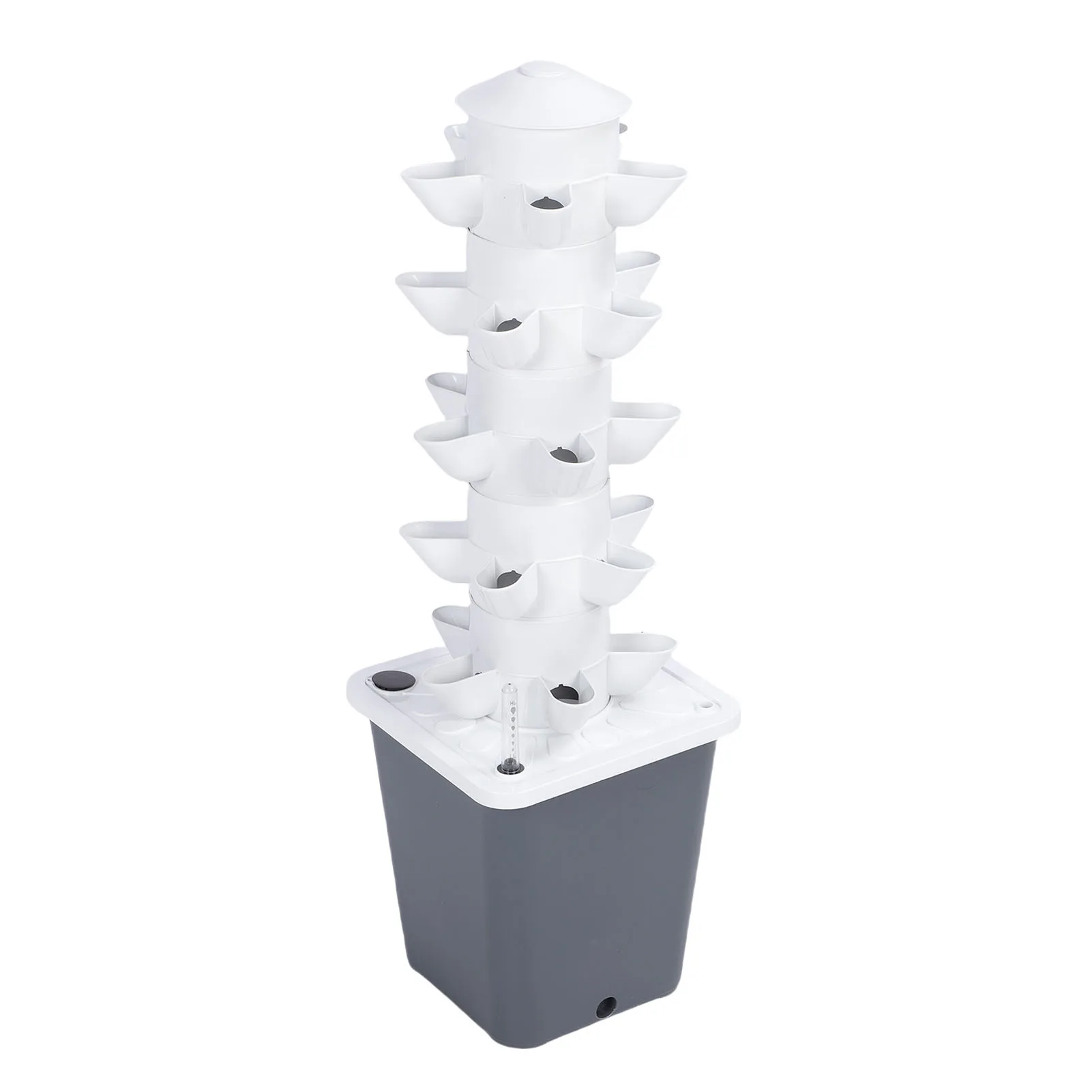 Hydroponic Growing System Tower 25 Holes Mini Column Indoor Vertical Garden for Home School Engineering