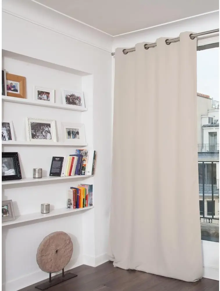 3-in-1 Sound Insulation Curtain, Blackout Curtain and Thermal Insulation, Patented Technology, Cotton Effect, Grommet, 55\