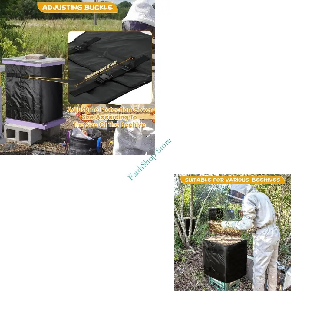 

124E Зимняя защитная пленка для пчелиных ульев, изолированная крышка для уличных садовых пчелиных ульев