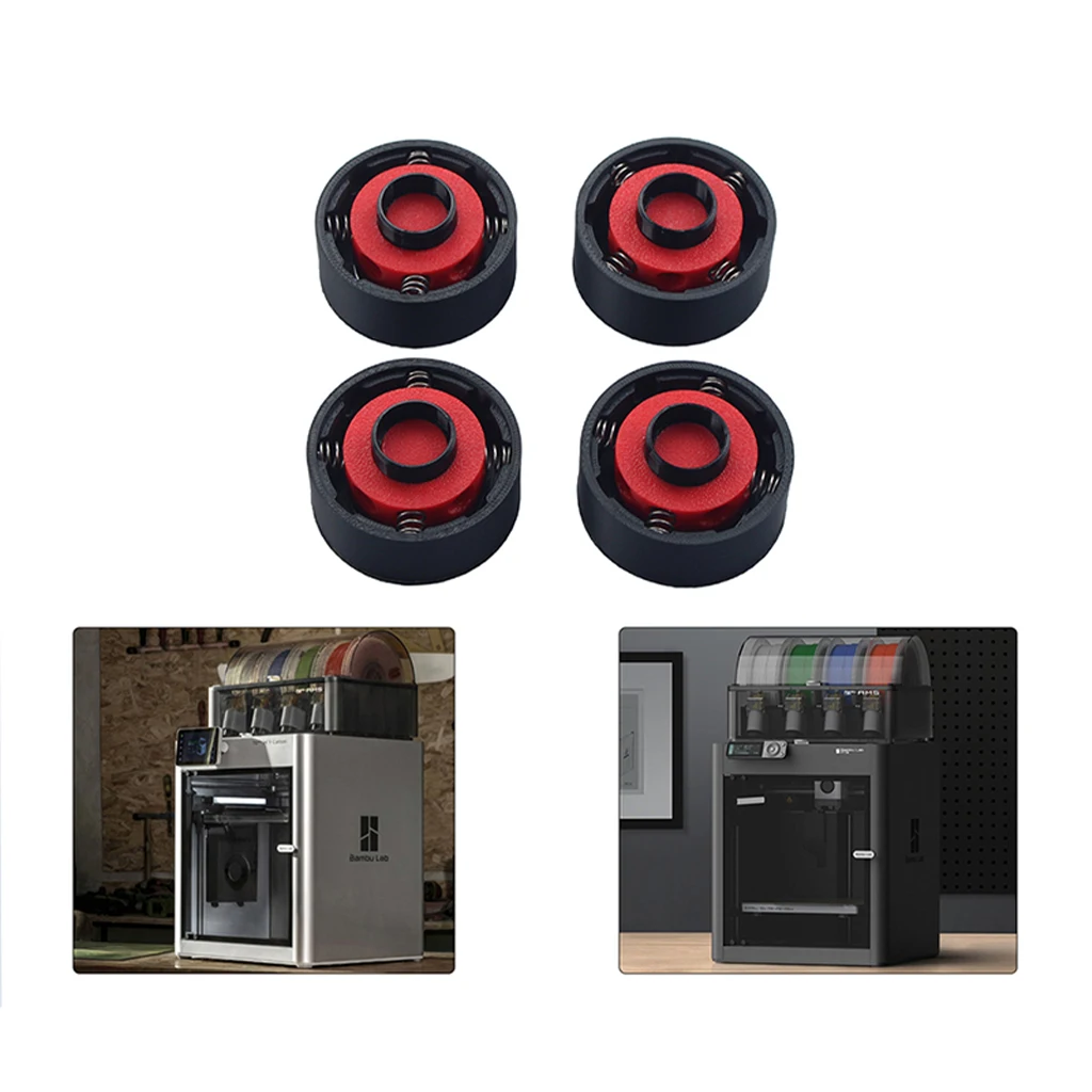 For Bambu Lab P1/X1 Series Rubber Foot Pads Enhance Mute Shock Absorption For 3D Printer Accessories ﻿