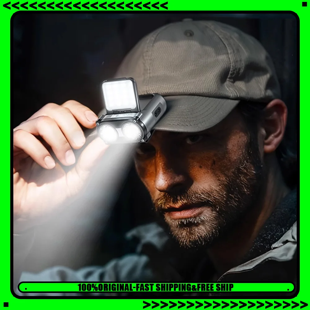 

LEM Owl Pro Powerful LED/COB Headlamp Outdoor Climbing Head Lamp Flashlight 1500mAh 900LM Rechargeable Fishing Head Torch