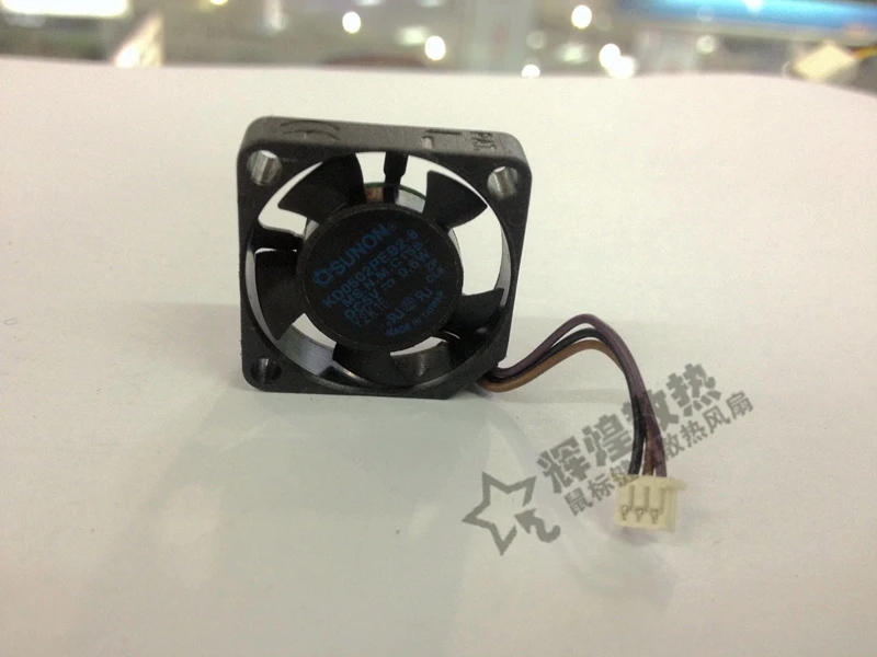 USED SUNON 2506 5V 0.6W 2.5CM  KD0502PEB2-8 micro cooling fan