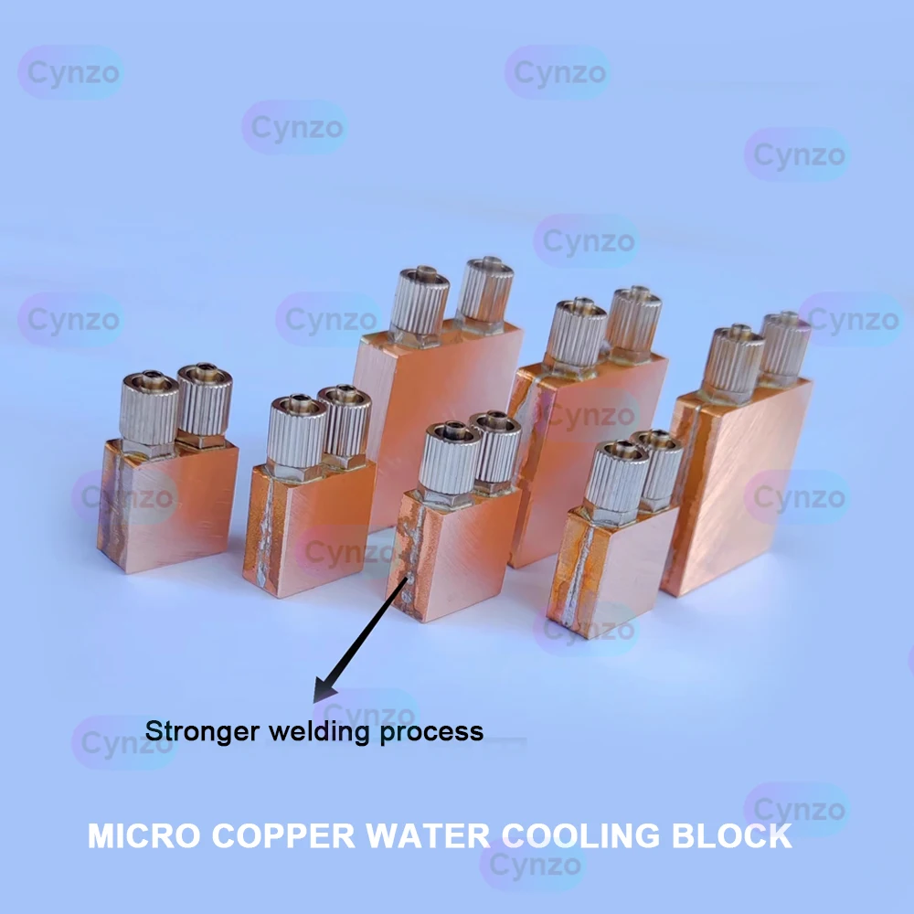 Mikro miedziany komputer Notebook boczny blok chłodzenia wodnego procesor GPU półprzewodnikowe chłodzenie laptopa radiator chłodnicy — zdjęcie produktu 5