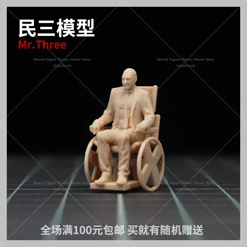 1/64 1/43 Scale Miniature Scene Dolls Un-panited White Figure Mini Model Spider Spirit With Great Power Great Responsibility