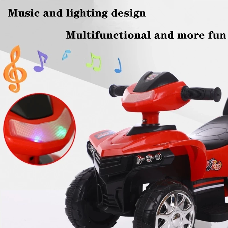 Children\'s Motorbike Baby Electric Car Mini Kids Ride On Car Baby Walker With Light Music Player Scooter Bike For 1-4 years old