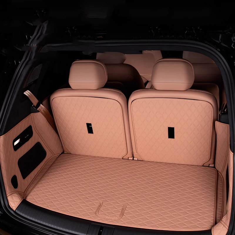 

For NIO ONVO L90 2025 Trunk Liner Fully Enclosed Car Trunk Mat Leather Interior Modification Products