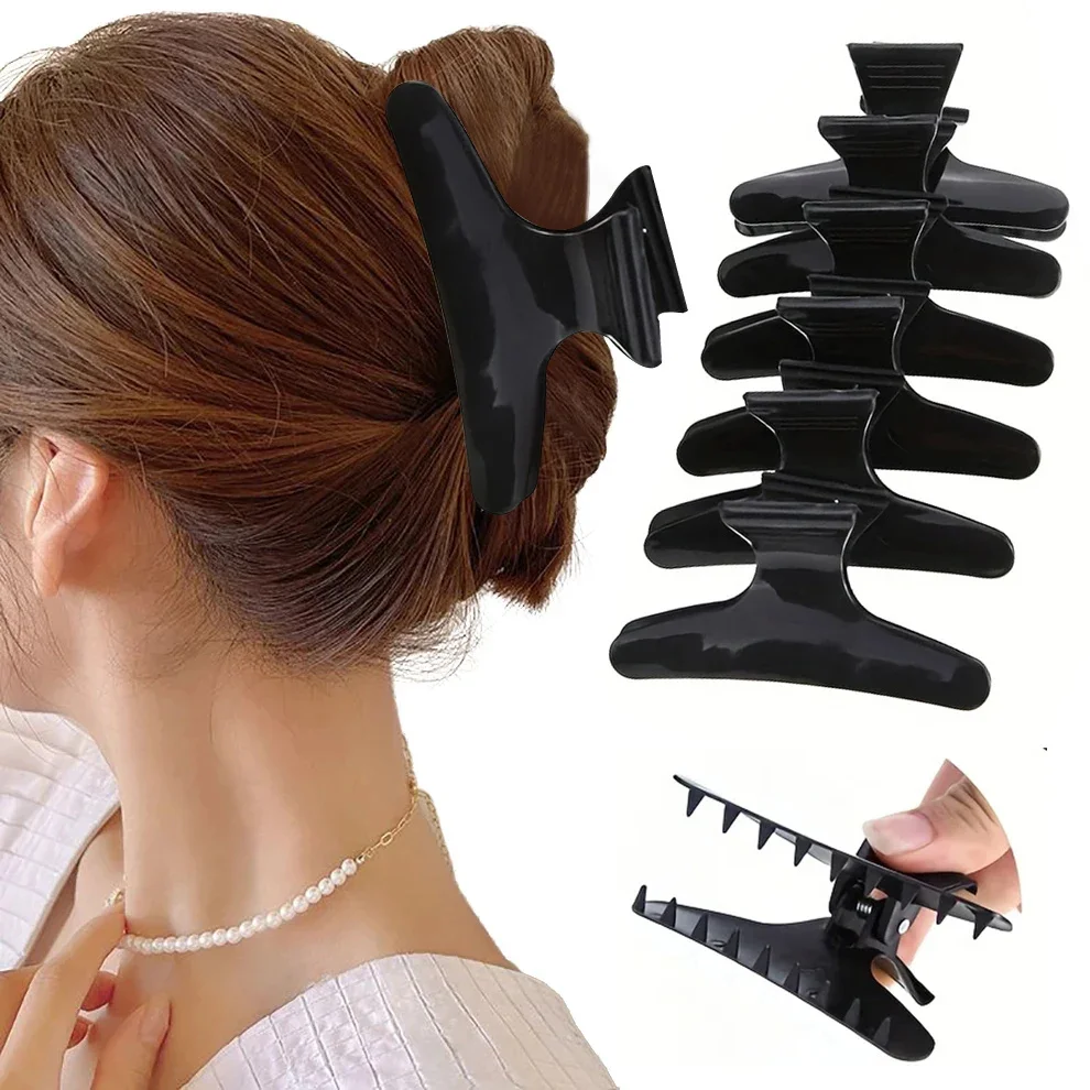 12pcs/lot Butterfly Clips Styling Holding Tools Lightweight Portable Hairpins for Women Girl's Simple Hairdressing Hair Tools