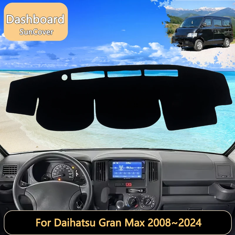 

For Daihatsu Gran Max Toyota LiteAce TownAce Mazda Bongo 2008~2024 2009 Car Dashboard Cover Mat Sun Shade Pads Interior Carpet