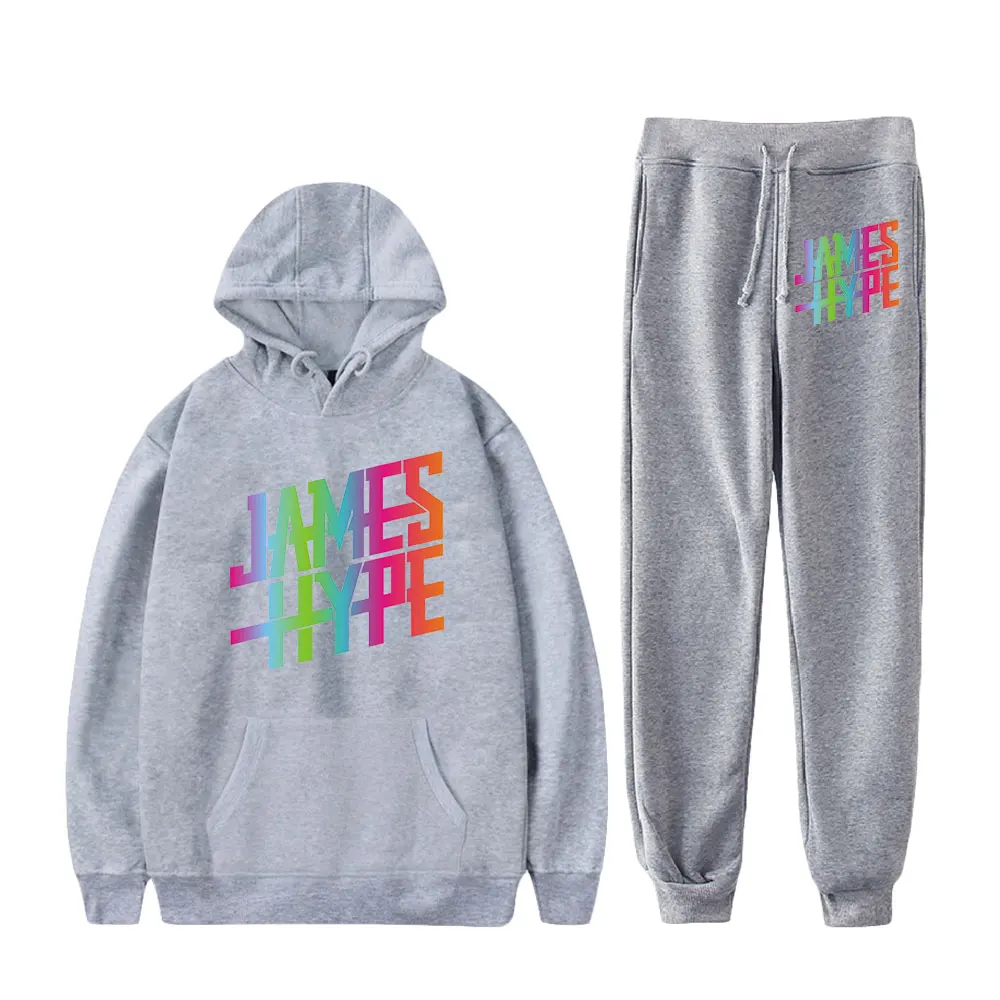 

James Hype hoodies sets Printed novely music fans hoodies sweatshirts long Sleeve hoodies unisex Internet celebrity