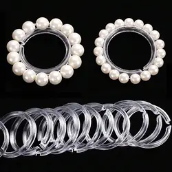 5Mm 5 Stuks Kralen Armband Display Stand Clear Acryl Sieraden Houder Transparante Ronde Armband Rack Organizer Display Planken