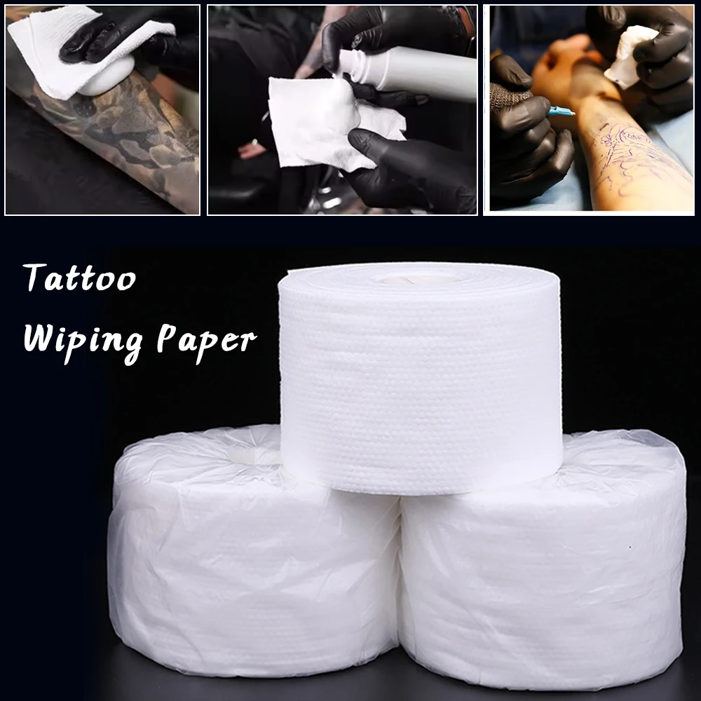 

Disposable Tattoo Wipe Paper,Beauty Cleansing Tissue Tattoo Cleaning Tools Tattoo Supplies Accessories