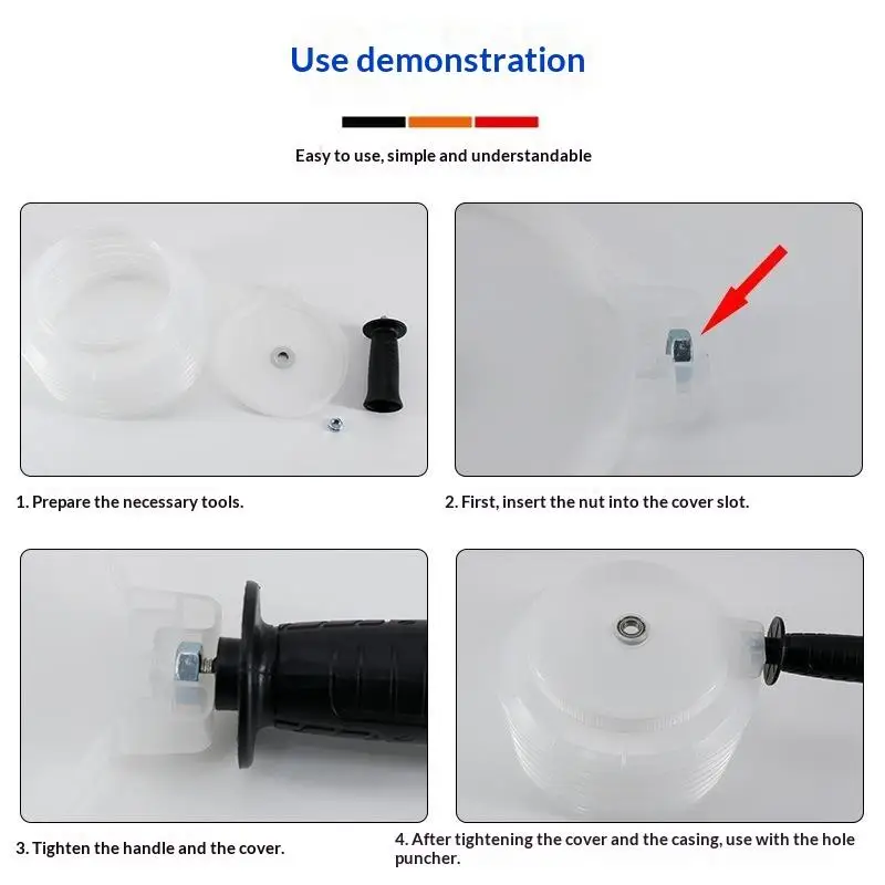 【BA】Electric Hammer Drill Dust Collector Cover Dustproof Cover For Hole Opener  Drill Bit Hand Tool Accessory