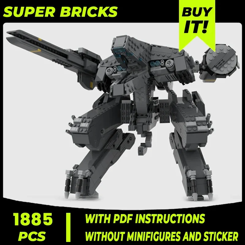 Moc Building Bricks Military Weapon Model Metal Gear Mecha Technology Modular Blocks Gifts Toys For Children DIY Sets Assembly