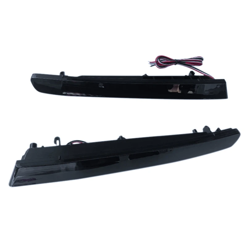 รถด้านหลังกันชน Reflector โคมไฟ LED ไฟเบรคด้านหลังหมอกไฟท้ายสําหรับ Ford Explorer 2011-2015