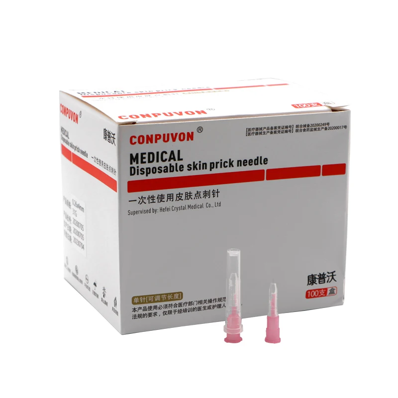 31G 4mm Disposable Painless Medical Micro-plastic Injection Cosmetic Sterile Meso Needle For Skin Prick