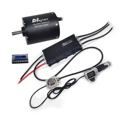 DIY Motorized Boat Catamaran Comb Waterproof 120116 Motor & 500A ESC with Wired Throttle Sail Boat Parts