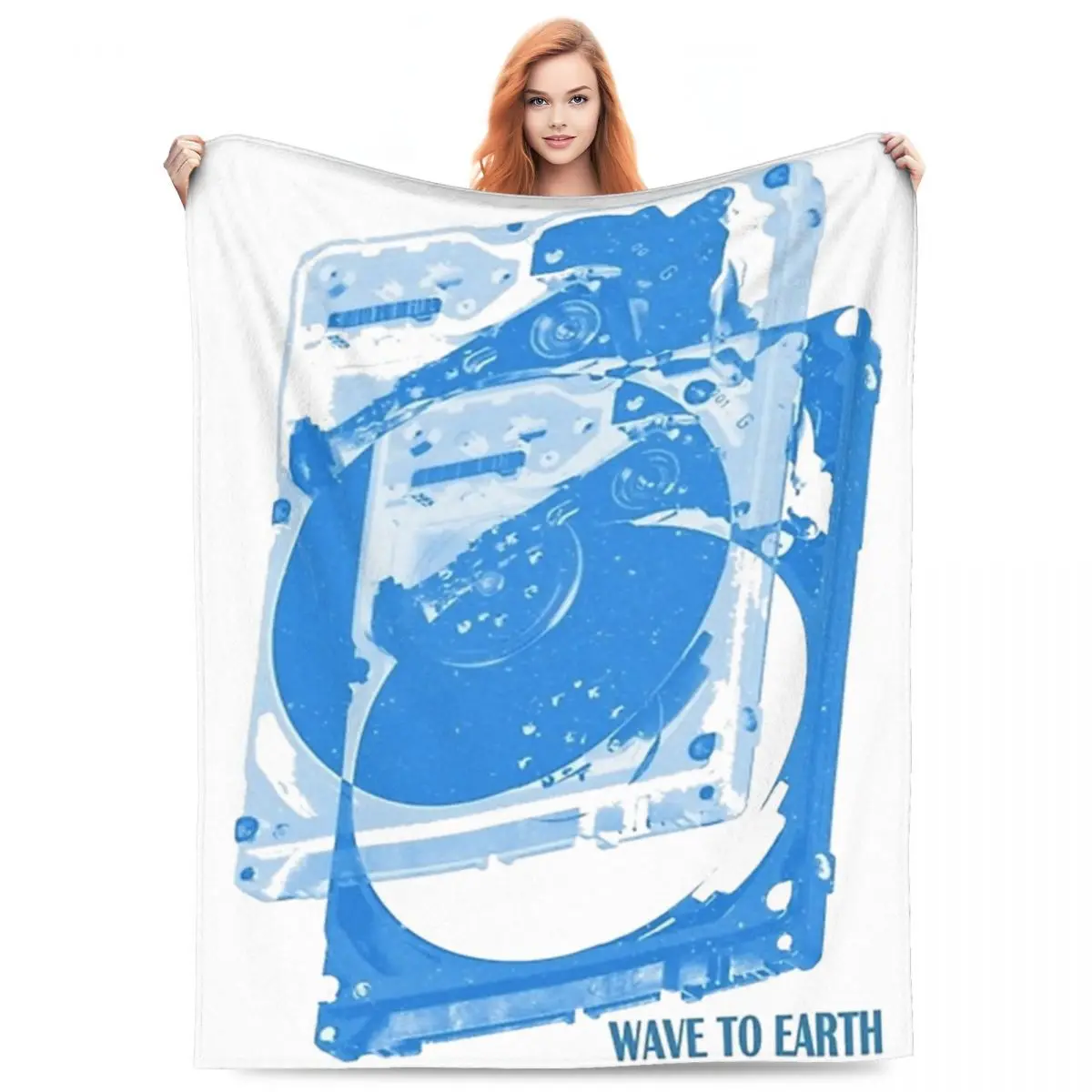 Wave To Earth Korean Band Merch Blanket Flannel Home Kpop Hip Hop Throw Blanket Cozy Ultra-Soft for Office Bedspreads